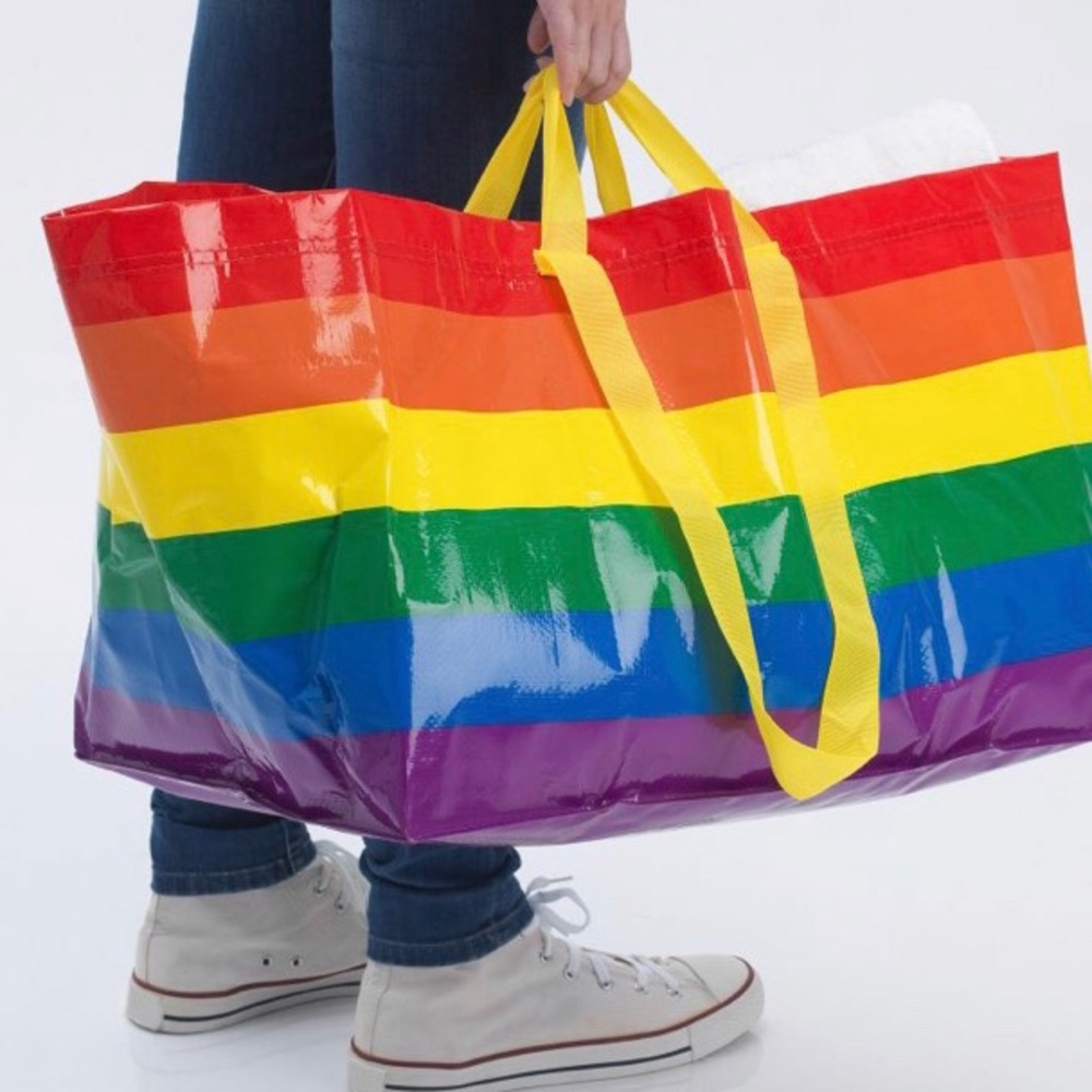 IKEA pride bag rainbow